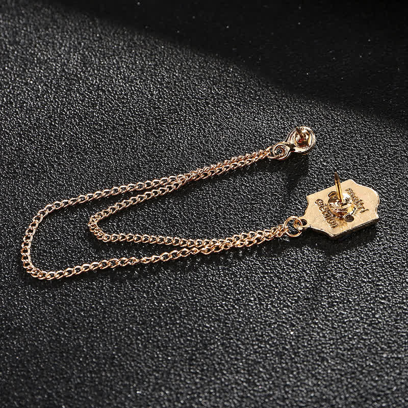Broche de tela con personalidad británica para hombre