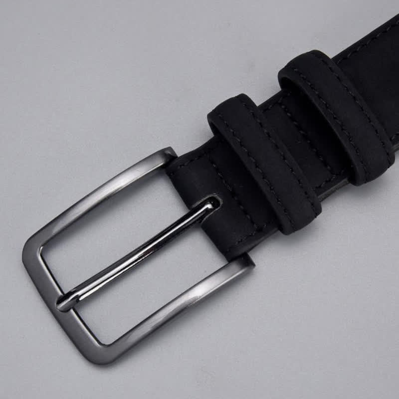 Cinturón de cuero PU mate resistente para hombre