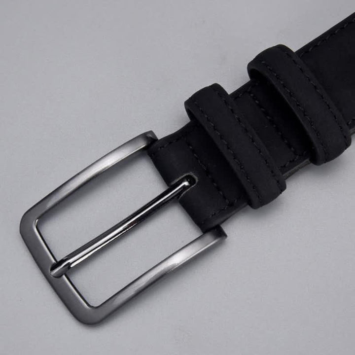 Cinturón de cuero PU mate resistente para hombre