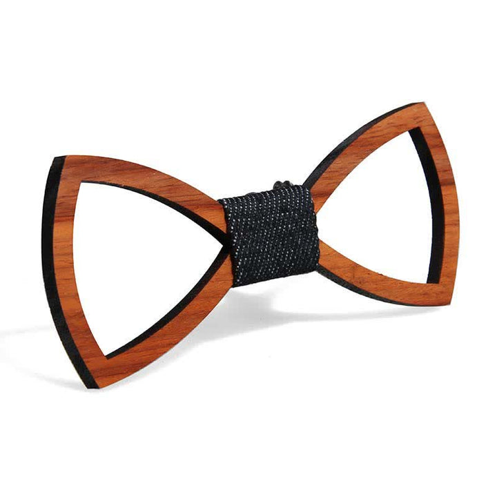Pajarita de madera divertida y creativa para hombre
