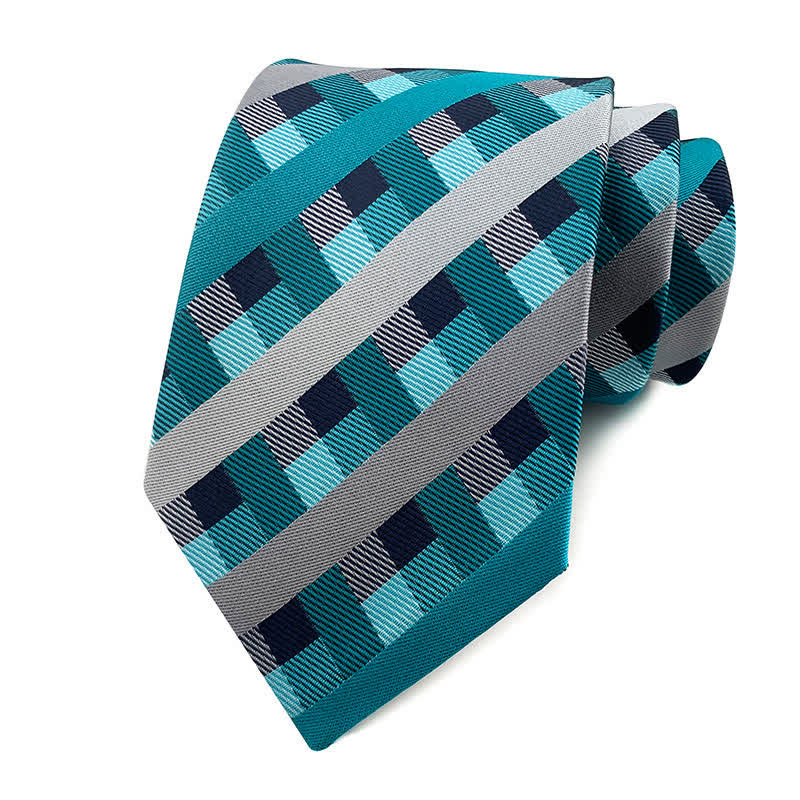 Traje de esmoquin ajustado para hombre con corbata a cuadros