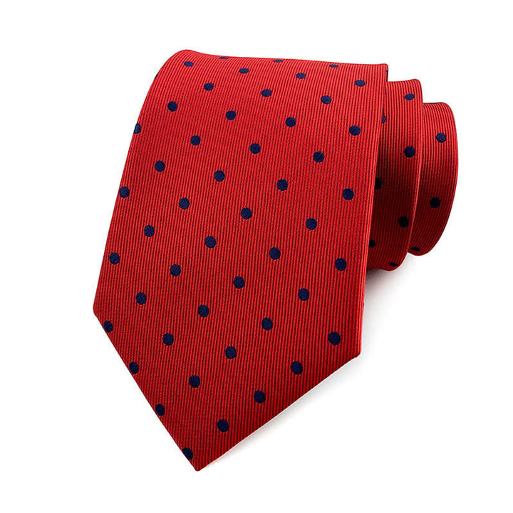 Corbata de lunares para hombre