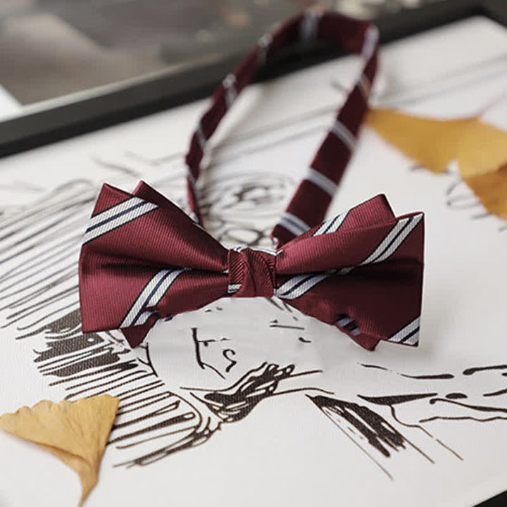 Pajarita de caballero de la serie Burgundy para hombre