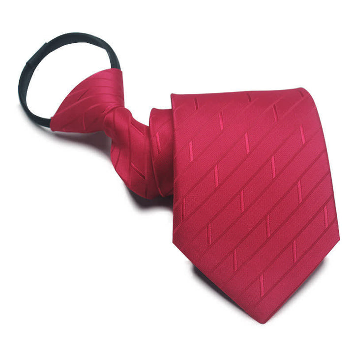 Corbata con cremallera moderna para hombre Corbata de hombre de negocios