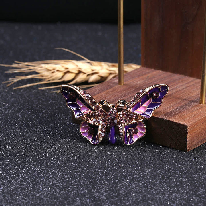 Broche elegante de mariposa de cuento de hadas para mujer