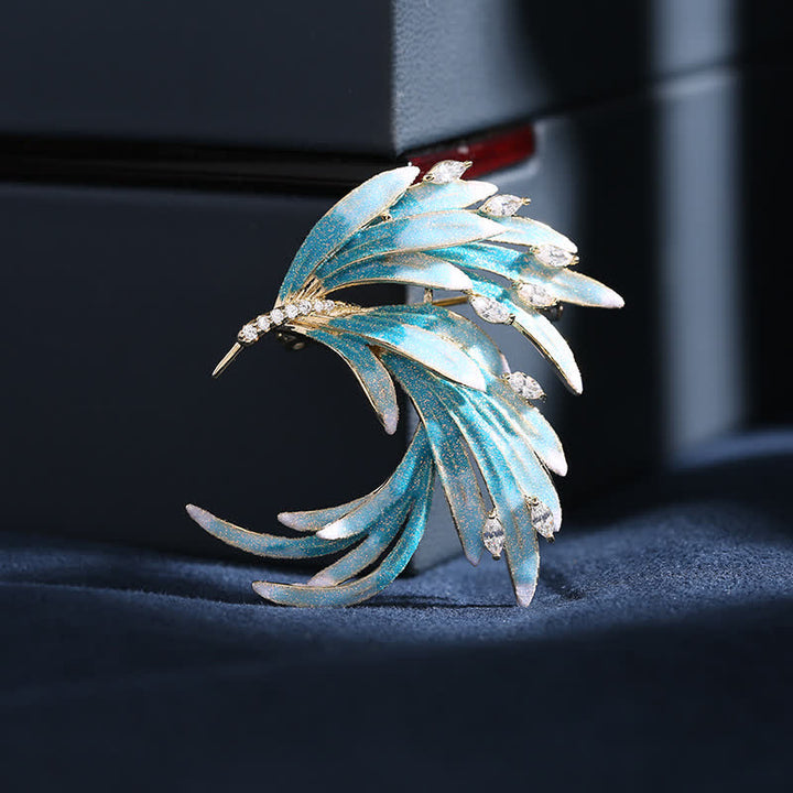 Broche de color degradado Phoenix Palace para mujer