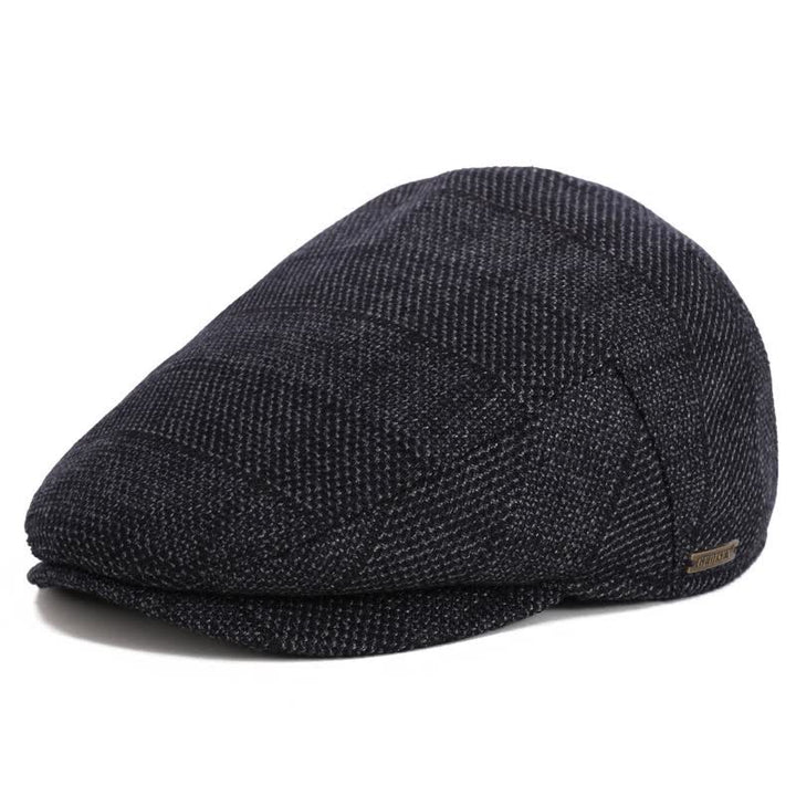 Boina con orejeras y gorra plana Sport Ivy - Cuadros azul y negro - Ajustable (aproximadamente 22"-23 5/8") - image 14