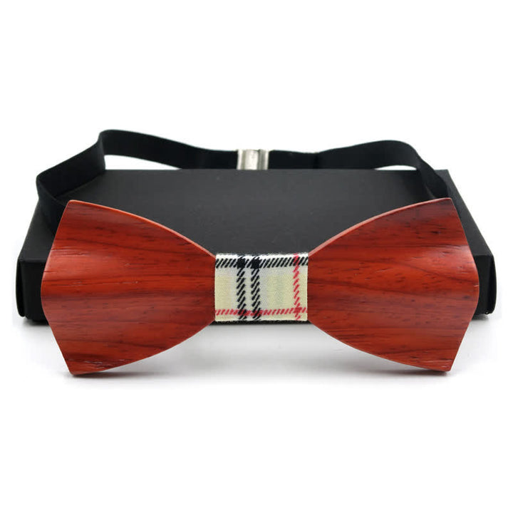 Pajarita de madera curvada en 3D elegante para hombre