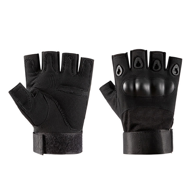 Guantes tácticos antideslizantes con protección para los dedos