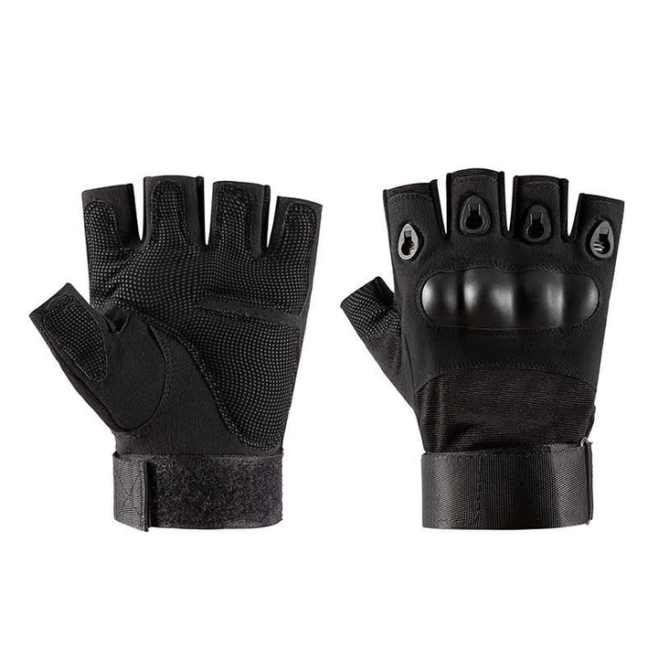 Guantes tácticos antideslizantes con protección para los dedos