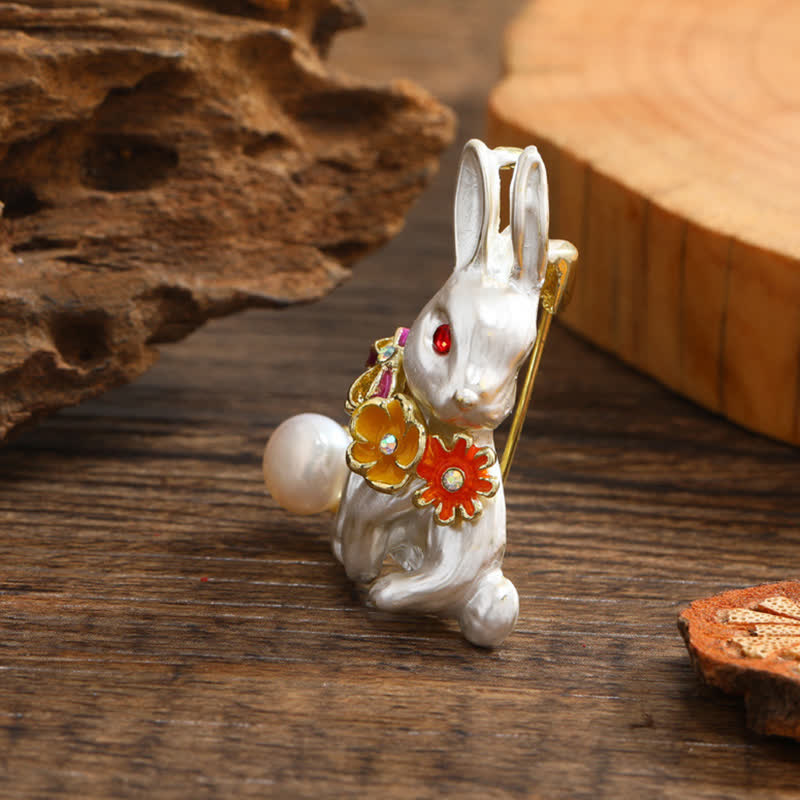 Broche de pavo real con flecos Grazioso para mujer