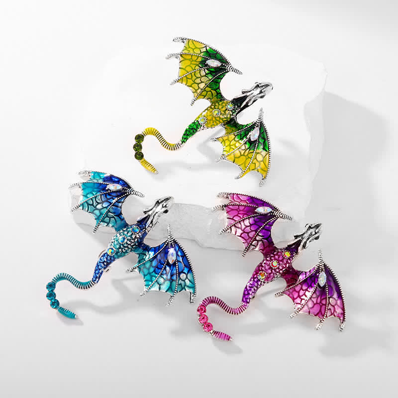 Broche unisex de dragón volador Legand