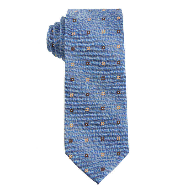 Corbata de mezclilla azul elegante para hombre