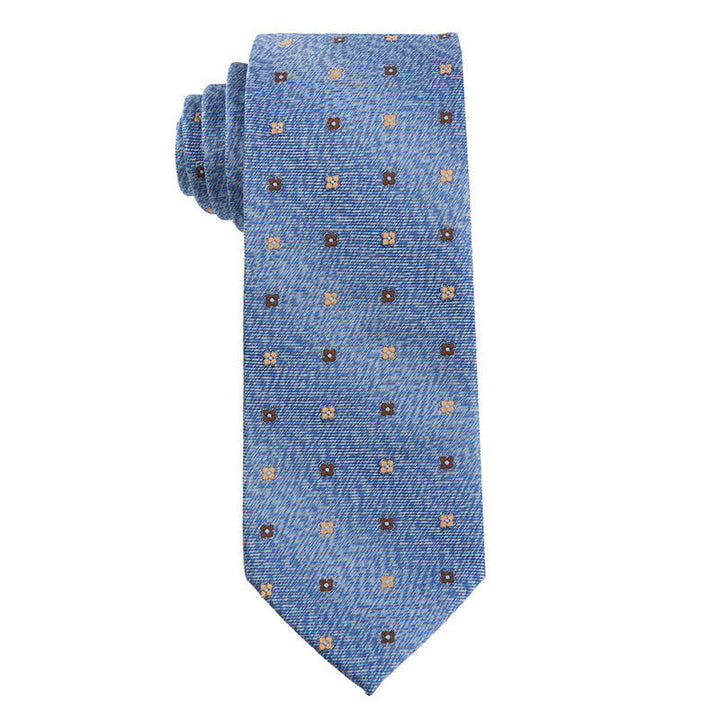 Corbata de mezclilla azul elegante para hombre
