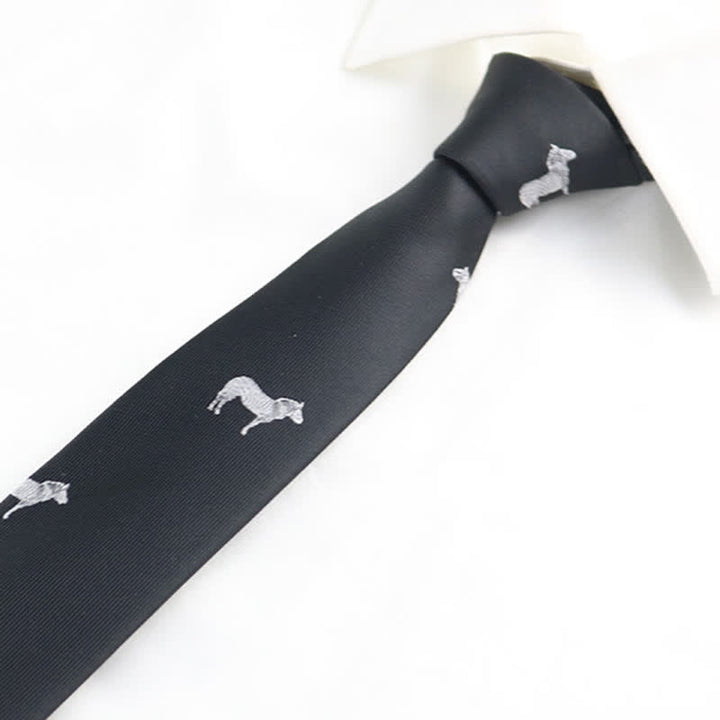 Corbata para hombre con motivos divertidos de animales