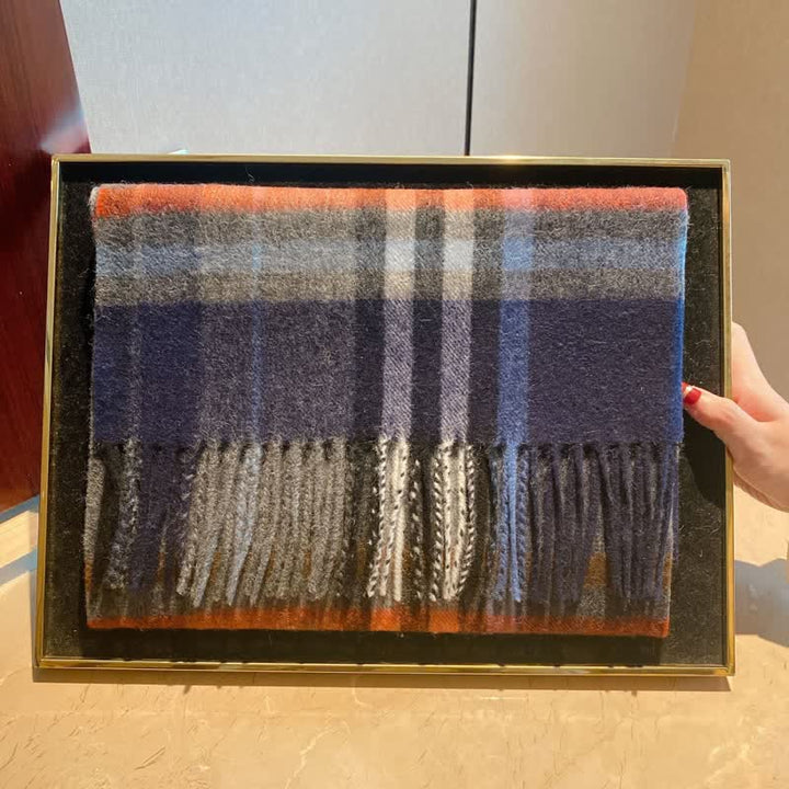 Bufanda unisex de cuadros grandes y cálidos de Lamb Edinburgh - #13 - image 28