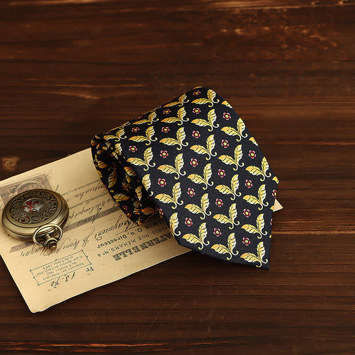 Corbata para hombre con motivos geométricos retro-pop