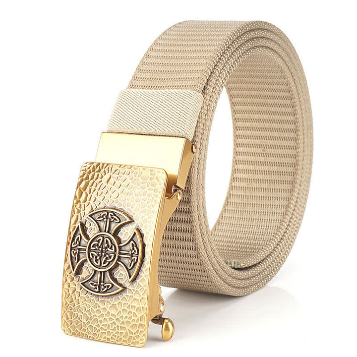Cinturón de nailon para ocio de estilo retro para hombre