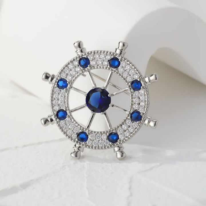 Broche de timón de barco náutico para hombre