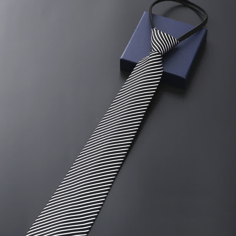 Corbata de boda con cremallera oficial para hombre