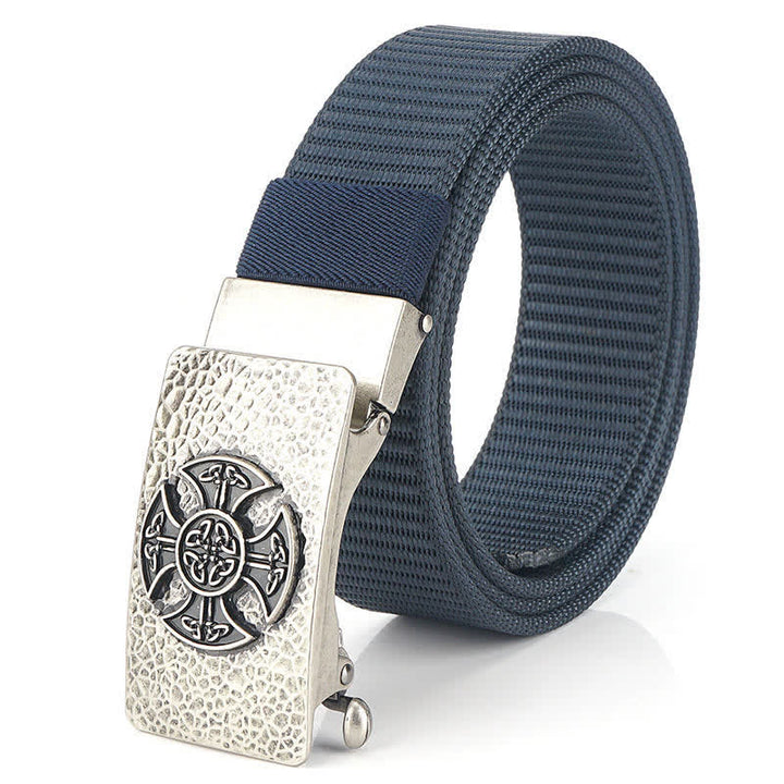 Cinturón de nailon para ocio de estilo retro para hombre