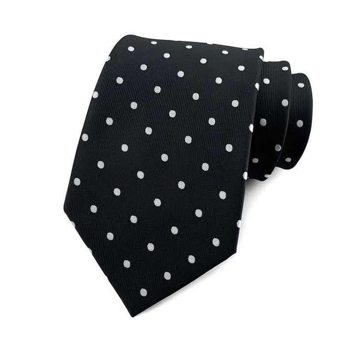 Corbata de lunares para hombre