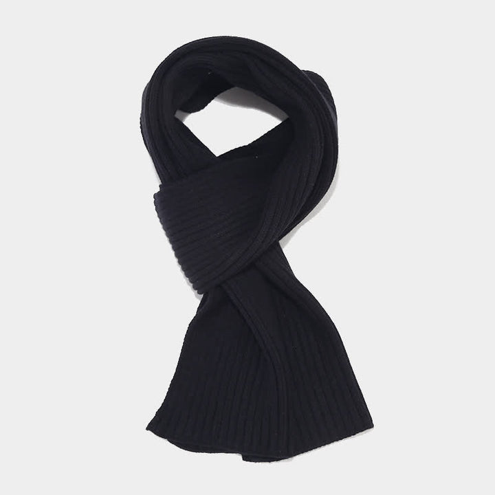 Conjunto de 3 piezas unisex clásico, versátil, con gorro, bufanda y guantes