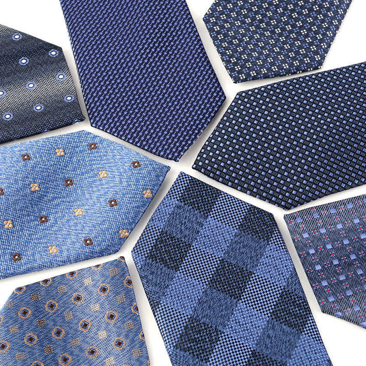 Corbata de mezclilla azul elegante para hombre