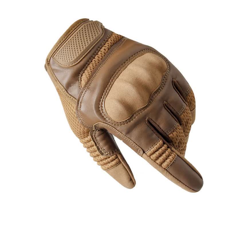 Guantes tácticos de goma con nudillos duros para pantalla táctil