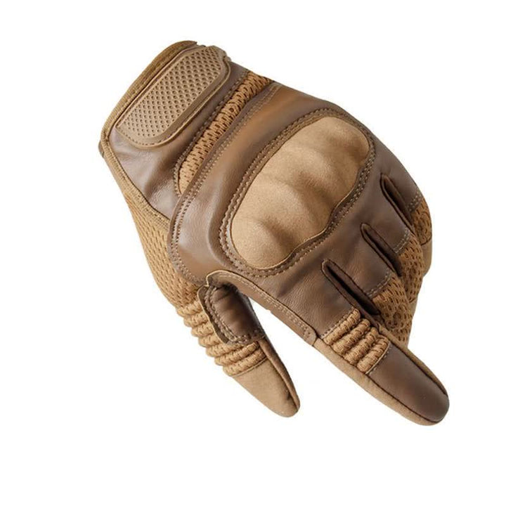 Guantes tácticos de goma con nudillos duros para pantalla táctil