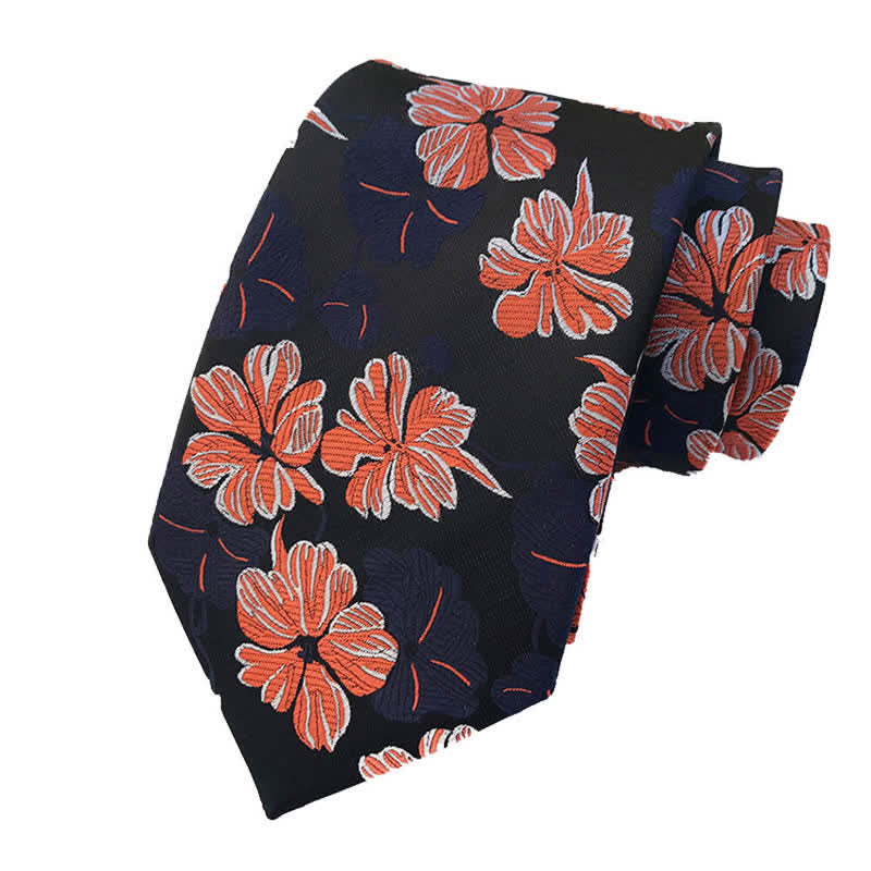 Conjunto de 3 corbatas con estampado floral de margaritas para hombre