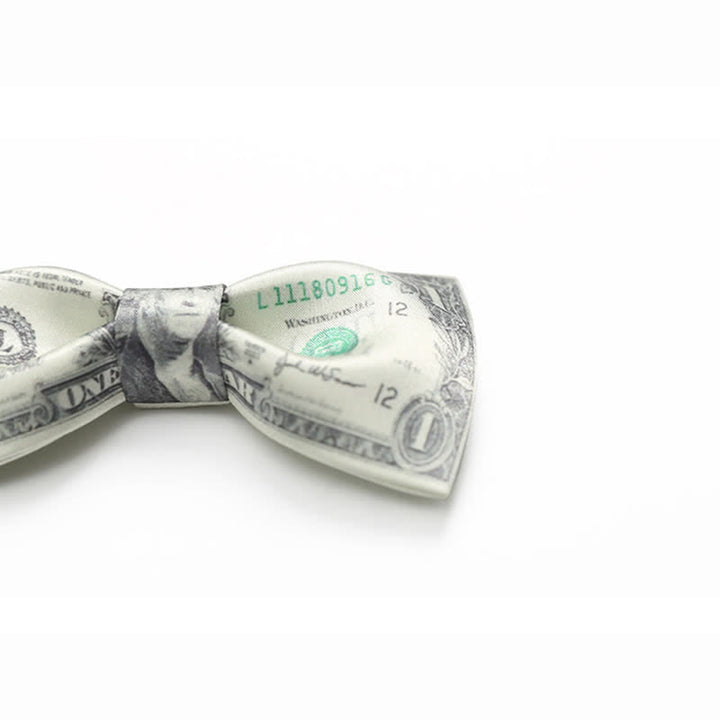 Pajarita con forma de dólar Greenback para hombre