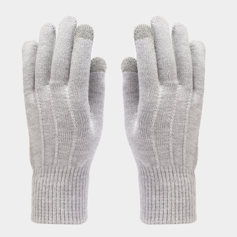Conjunto de 3 piezas unisex clásico, versátil, con gorro, bufanda y guantes