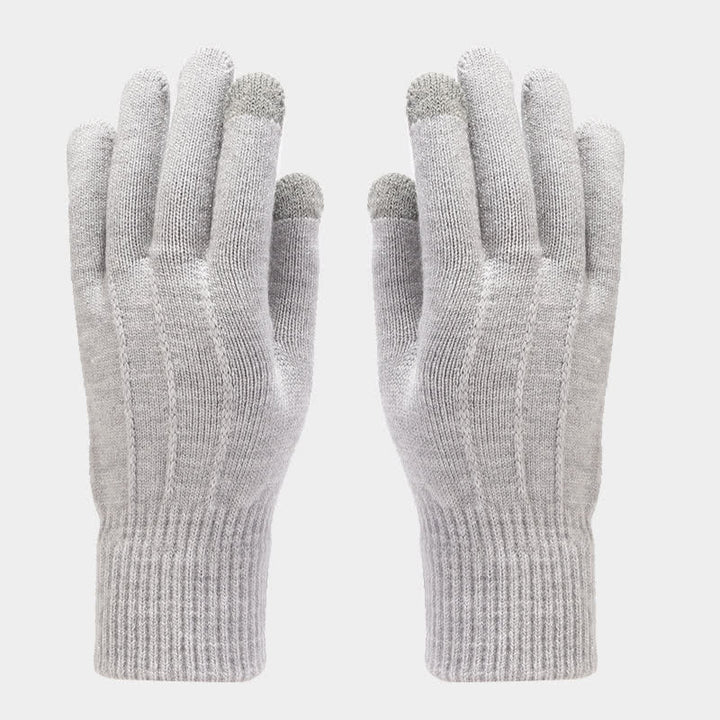 Conjunto de 3 piezas unisex clásico, versátil, con gorro, bufanda y guantes