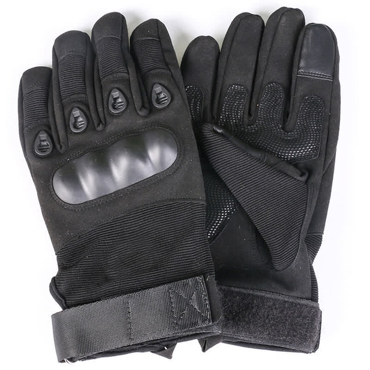 Guantes tácticos con forro polar grueso para montar en motocicleta