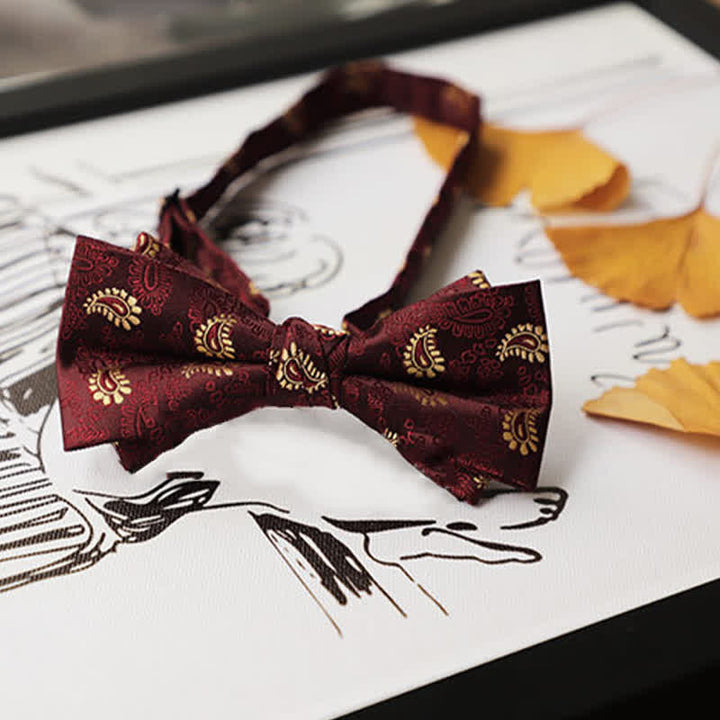Pajarita de caballero de la serie Burgundy para hombre