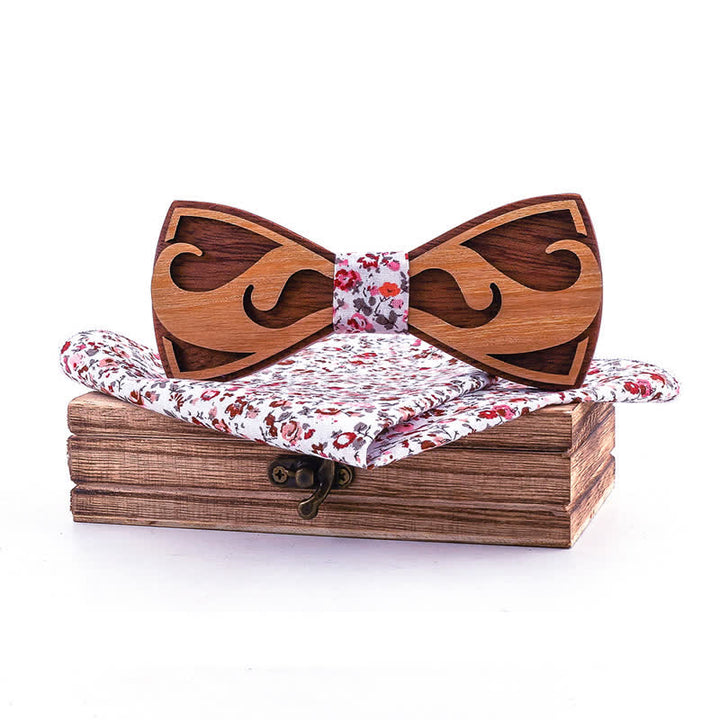 Juego de 2 pajaritas de madera para tallar barbas de hombre