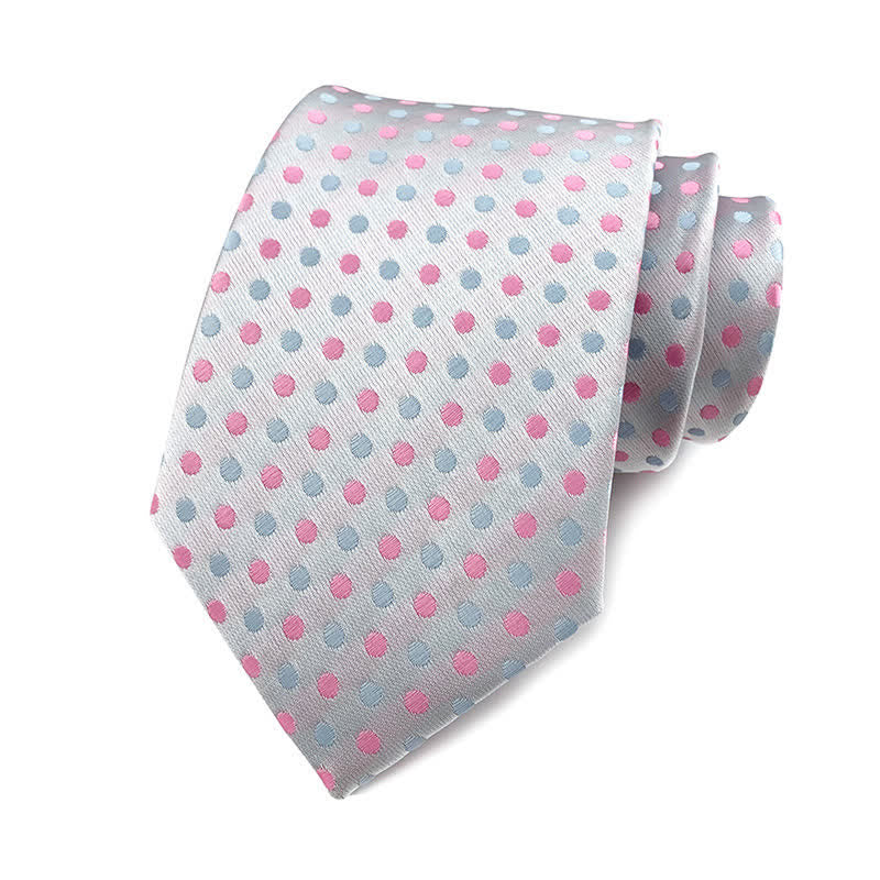 Corbata de lunares para hombre