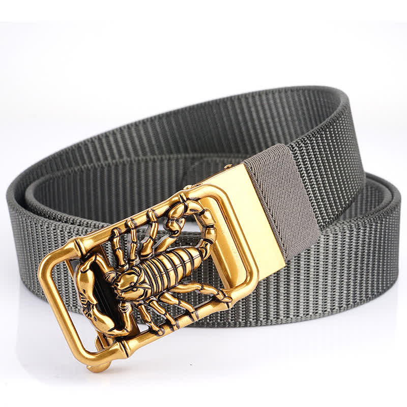 Cinturón de nailon sencillo King Scorpion para hombre