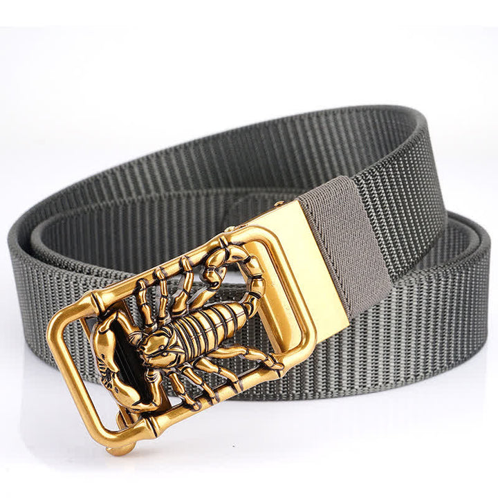 Cinturón de nailon sencillo King Scorpion para hombre