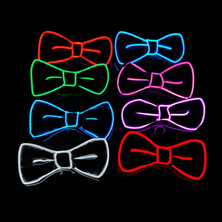 Pajarita luminosa con luz LED para hombre