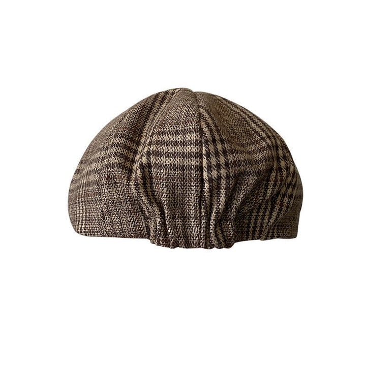 Boina octogonal a cuadros de Ivy Gentlemen