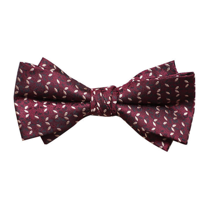 Pajarita de caballero de la serie Burgundy para hombre