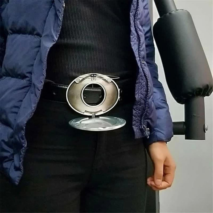 Cinturón de cuero con hebilla para hombre, diseño creativo con bandera de EE. UU. UU. y aguila