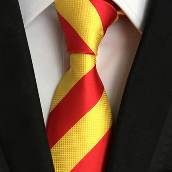 Corbata de rayas Peppy Block para hombre