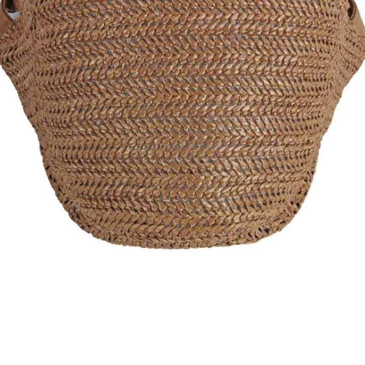 Boina tejida con parasol de verano