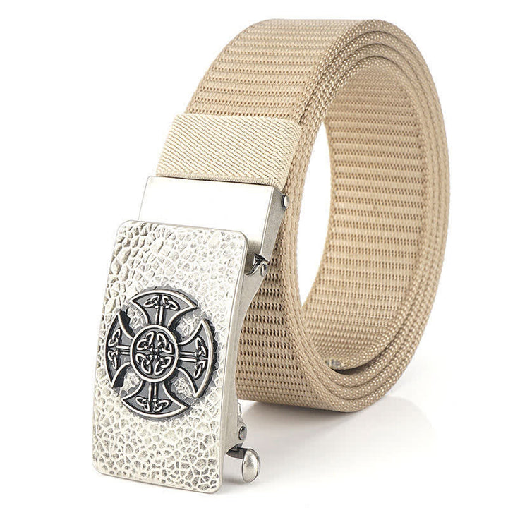 Cinturón de nailon para ocio de estilo retro para hombre