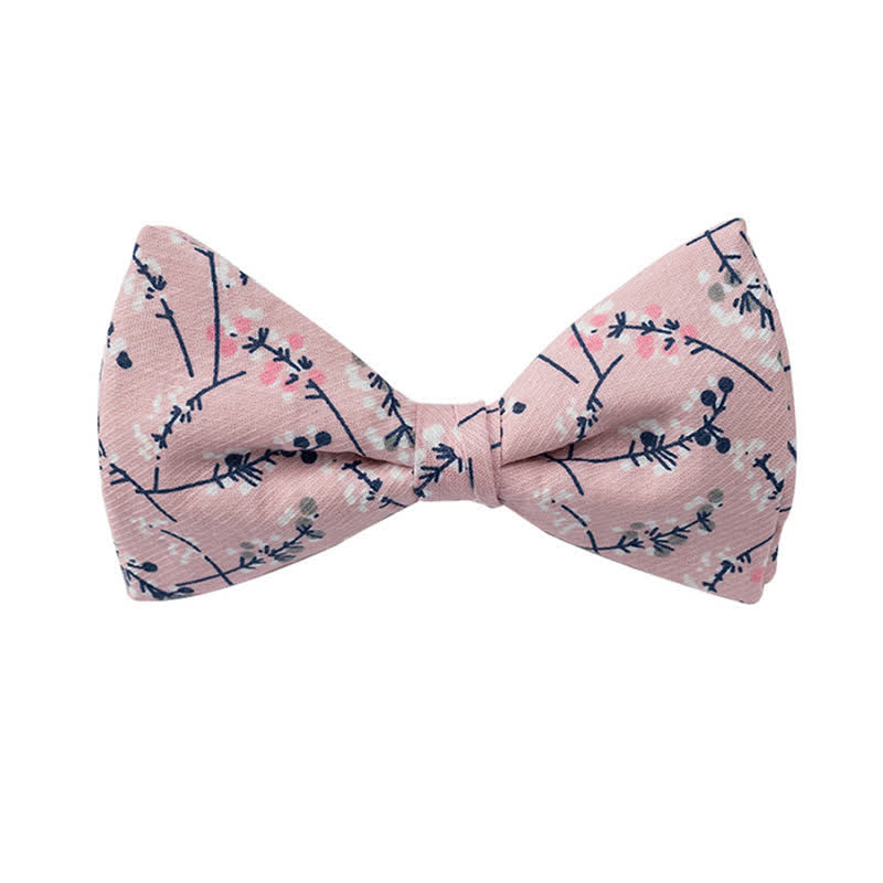 Pajarita de boda con estampado floral para hombre