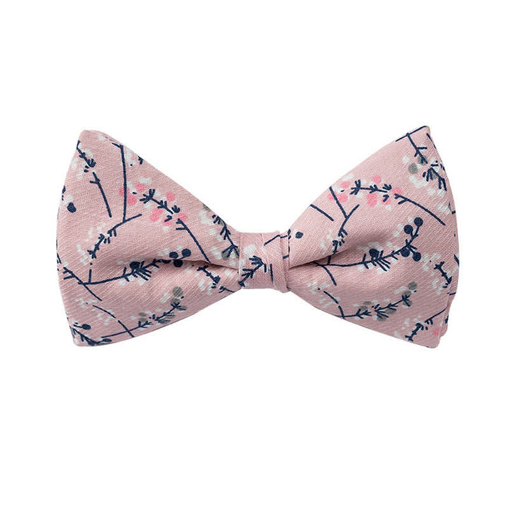 Pajarita de boda con estampado floral para hombre