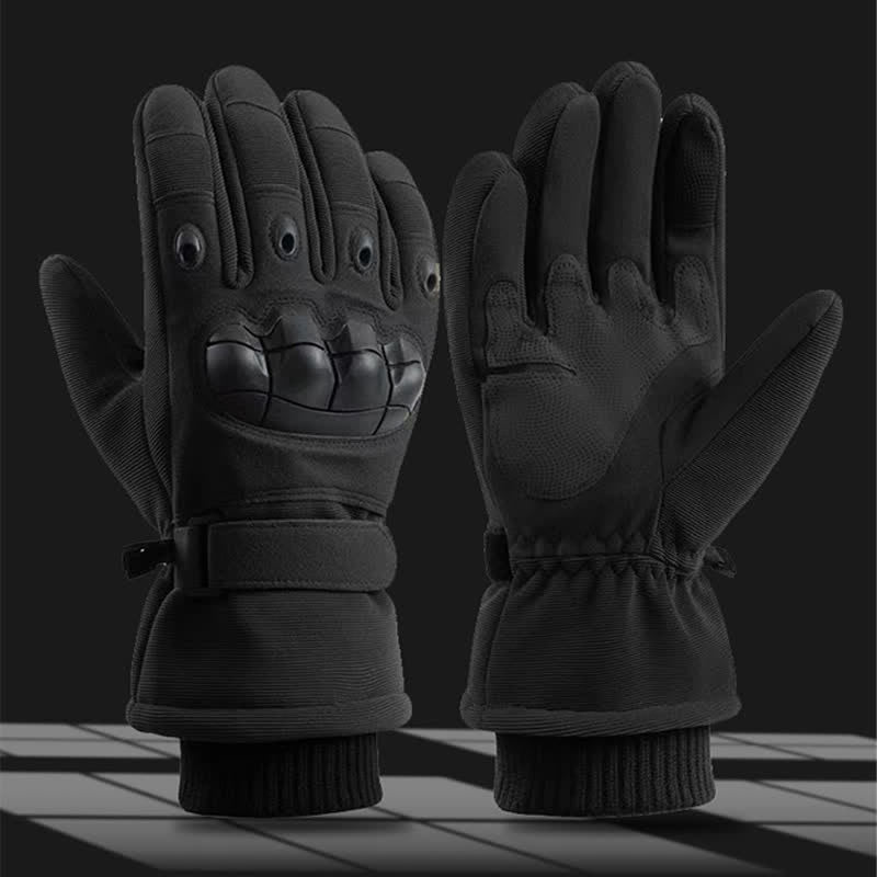 Guantes tácticos protectores térmicos de invierno para todos los dedos